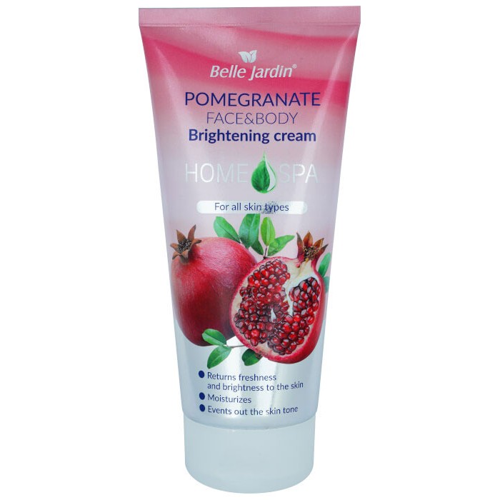 Крем для обличчя та тіла Belle Jardin Home Spa Гранат освітлюючий, 200 мл (5907582908593)