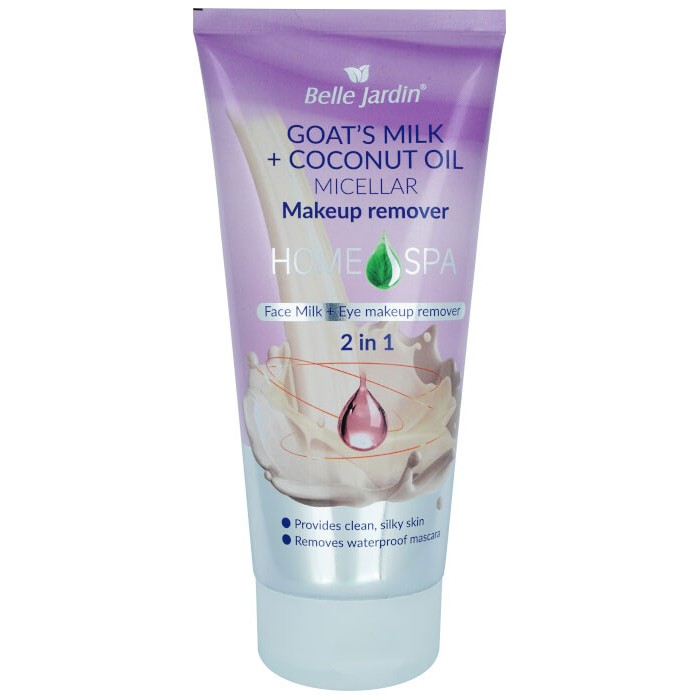 Міцелярний засіб для зняття макіяжу Belle Jardin Home Spa Goat's Milk + Coconut Oil, 200 мл (5907582902423)