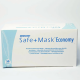 Захисні маски процедурні з петлями для вух Medicom SAFE+MASK Economy, блакитні 50 пар (8718007912784)