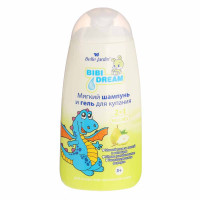 Шампунь і гель 2 в 1 для купання особливо чутливої шкіри з Алое, Bibi Dream Belle Jardin (5907582902980)