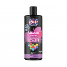 Шампунь з вітамінами RONNEY VITAMIN COMPLEX для тонкого та слабого волосся 300 мл (5060589155640)