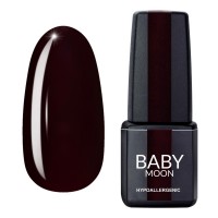 Гель лак Baby Moon Burgundy Gel polish №003 шоколадно-вишневий 6 мл (5908254001307)