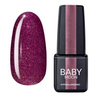Гель лак Baby Moon Dance Diamond Gel polish №013 бордово-рожевий шиммерний 6 мл (5908254001666)