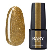 Гель лак Baby Moon Dance Diamond Gel polish №023 золотий шиммерний 6 мл (5908254001765)
