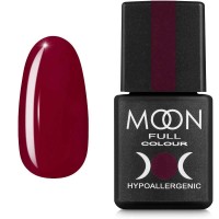 Гель-лак MOON FULL color Gel polish №141 глибокий червоно-пурпурний 8 мл (5908254187223)