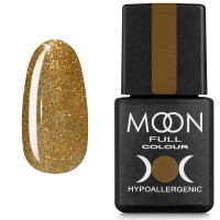 Гель-лак MOON FULL color Gel polish №326 золотий шиммерний 8 мл (5908254188862)