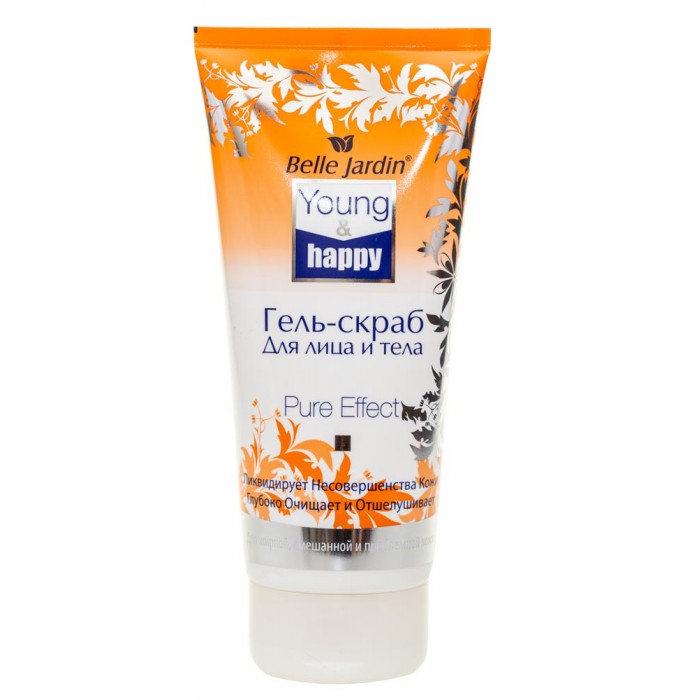 Гель-скраб для обличчя і тіла (контроль над жирним блиском), Young & Happy Belle Jardin (5907582902317)