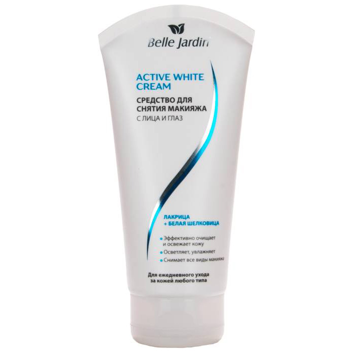 Засіб для зняття макіяжу з обличчя та очей Лакриця і Біла шовковиця Activ white, Belle Jardin (5907582904939)