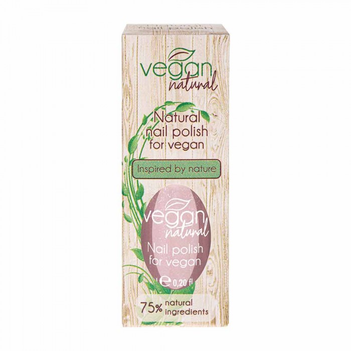 Лак для нігтів Vegan Natural №02 блідо-рожевий (5906942670026)