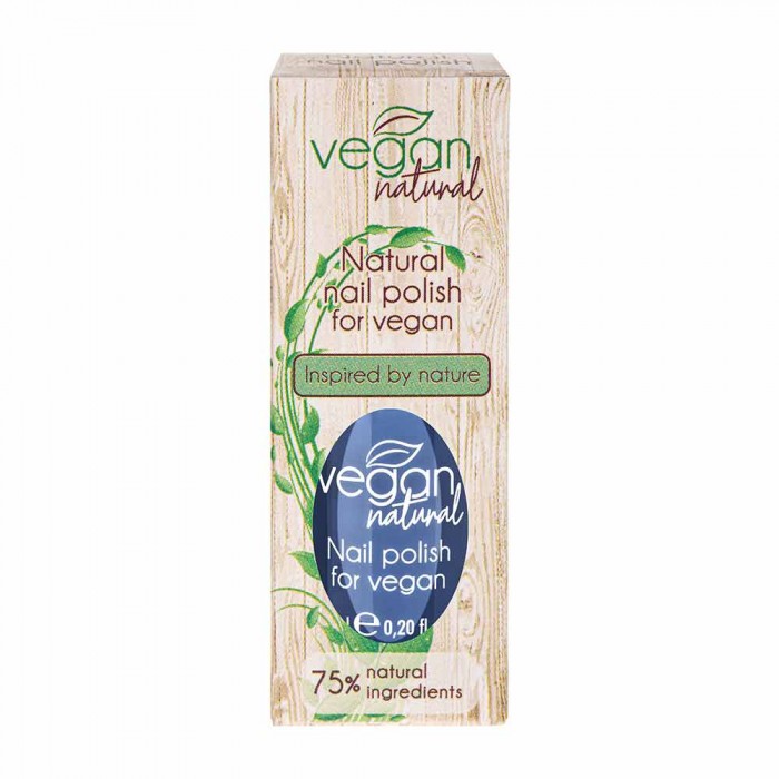 Лак для нігтів Vegan Natural №08 синій Крайола (5906942670088)