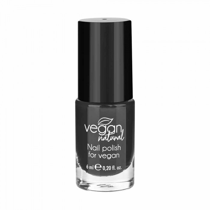 Лак для нігтів Vegan Natural №15 чорний (5906942670156)