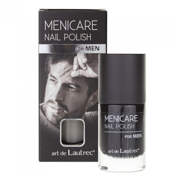 Чоловічий лак для нігтів з кондиціонером Menicare №07 чорний Art de Lautrec (5906942452073)