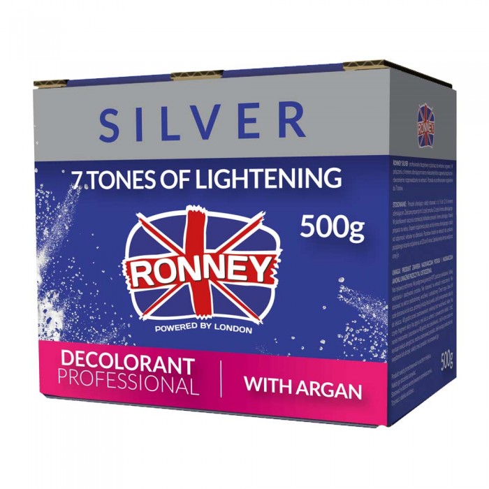 Порошок для освітлення волосся Ronney Professional безпильнийз Арганом 500 г (5060456771072)