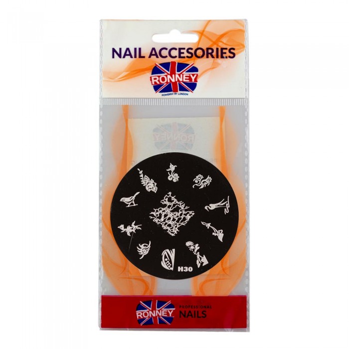 Пластина для стемпінгу Ronney Professional Stamping Palete RN 00405 (5060456777814)