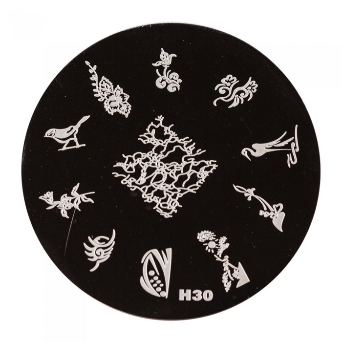 Пластина для стемпінгу Ronney Professional Stamping Palete RN 00405 (5060456777814)