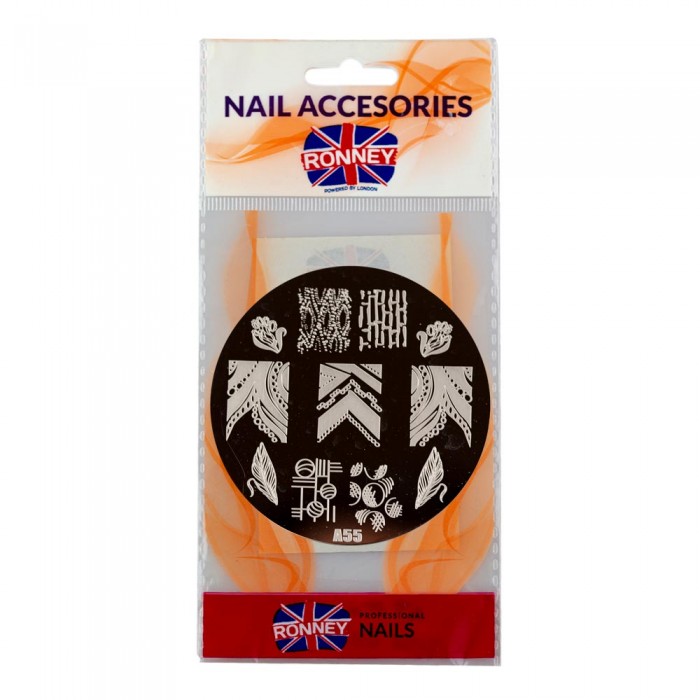 Пластина для стемпінгу Ronney Professional Stamping Palete RN 00410 (5060456777869)