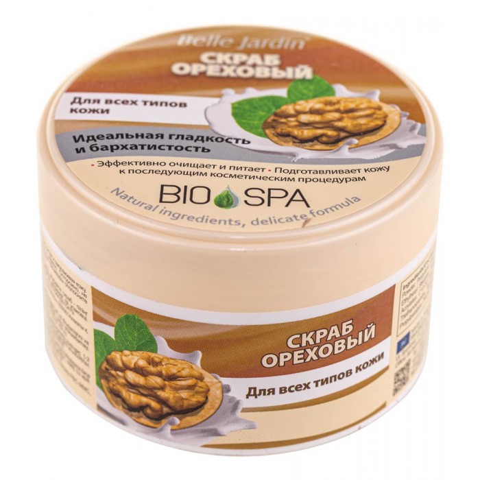 Скраб для обличчя горіховий, Spa naturelle Belle Jardin (5907582901082)