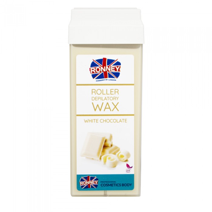 Віск для депіляції Ronney Professional White Chocolate в картриджі 100 мл (5060456779993)