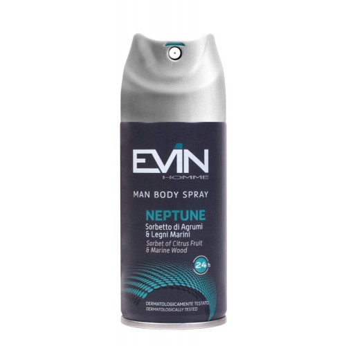 Дезодорант спрей чоловічий EVIN HOMME NEPTUNE 150 мл (8007675733846)