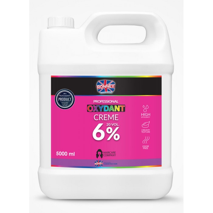 Крем-окислювач для волосся Ronney Professional Oxidant Creme 6%, 5000 мл (5060589157255)
