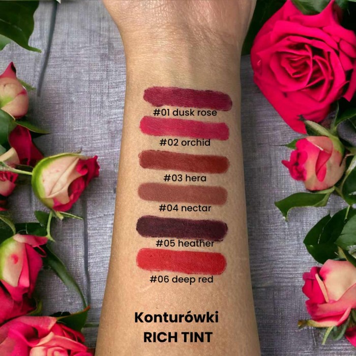 Автоматичний олівець - тінт для губ VIPERA RICH TINT №06 deep red 0,3 г (5903587905063)