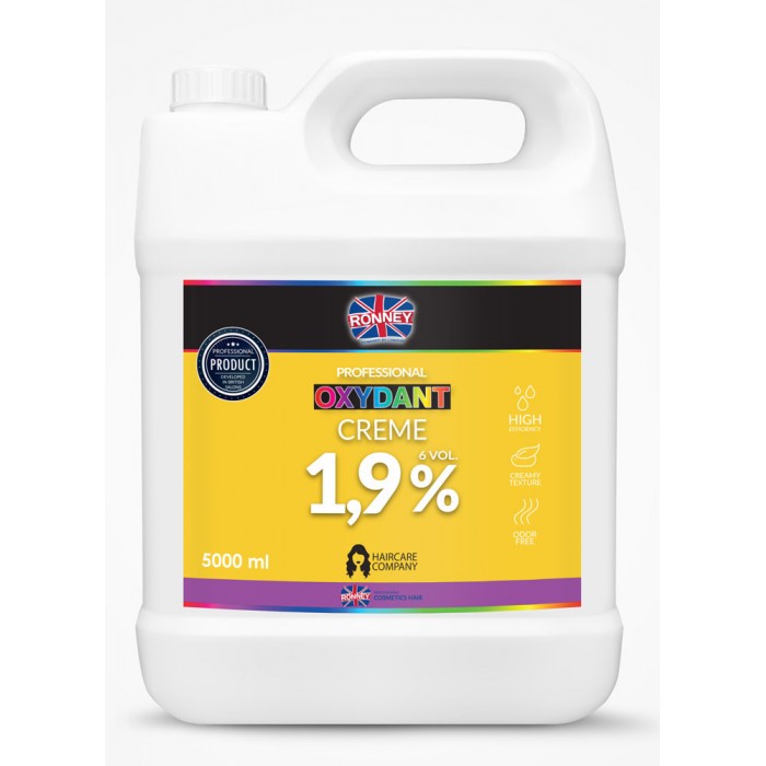 Крем-окислювач для волосся Ronney Professional Oxydant Creme 1,9%, 5000 мл (5060589157231)