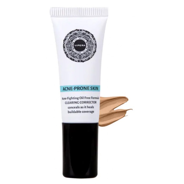 Антибактеріальний коректор для шкіри з акне Vipera Cos-Medica з азелаїновою кислотою № 04 champagne, 8 мл (5903587260049)