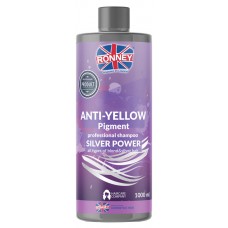 Шампунь для нейтралізації жовтизни Ronney Silver Power Anti-Yellow Pigment 1000 мл (5060589154971)