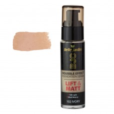 Тональний крем Belle Jardin Lift & Matt Double Effect Fundation serum №102 слонова кістка 30 мл (5907582907619)