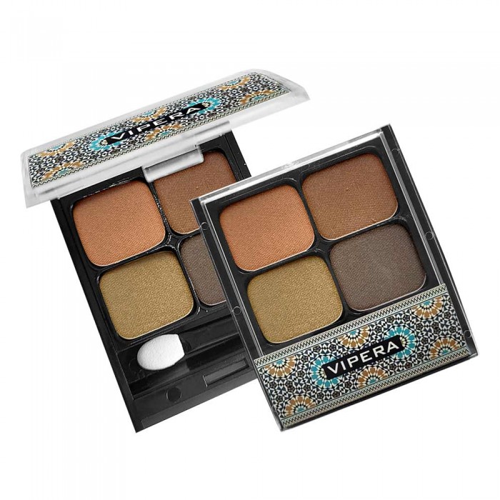 Пресовані тіні для повік Vipera Bohema QUATRO № 04 cupcake 6,4 г (5903587317040)