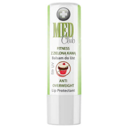 Бальзам для губ Vipera Med Club 06 Фітнес із зеленою кавою, 4 г (5903587043062)