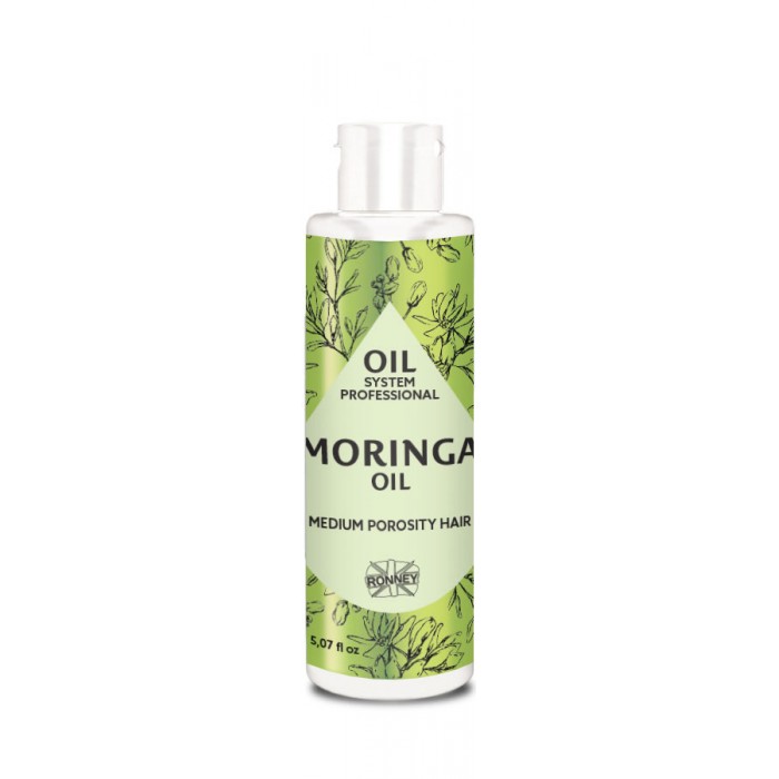 Олія для волосся із середньою пористістю Ronney Professional Oil System Moringa, 150 мл (5060589159518)
