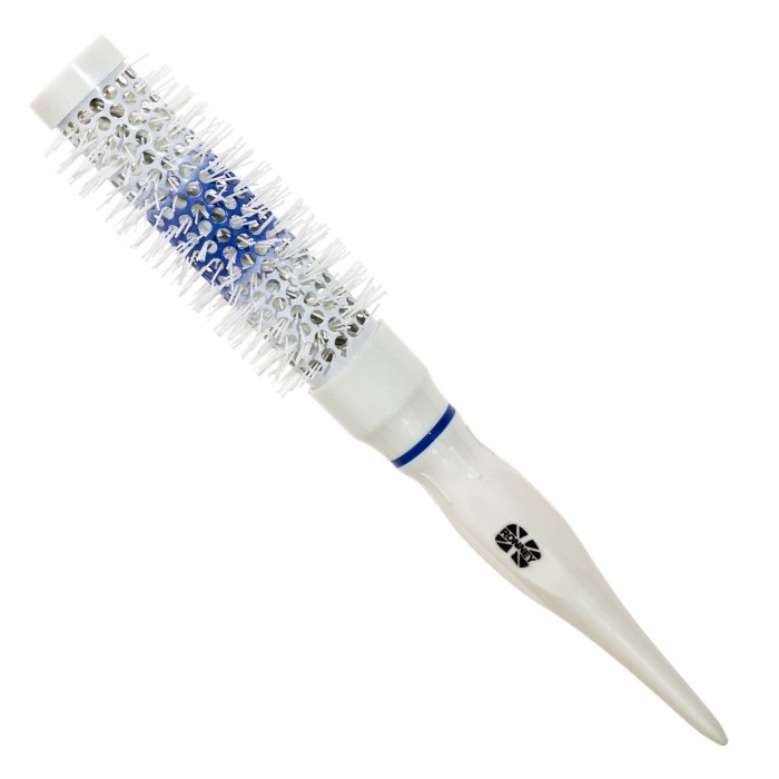 Брашинг для волосся Ronney Professional Thermal Vented Brush RA 00140 White/Blue, 25 мм (5060456772673)