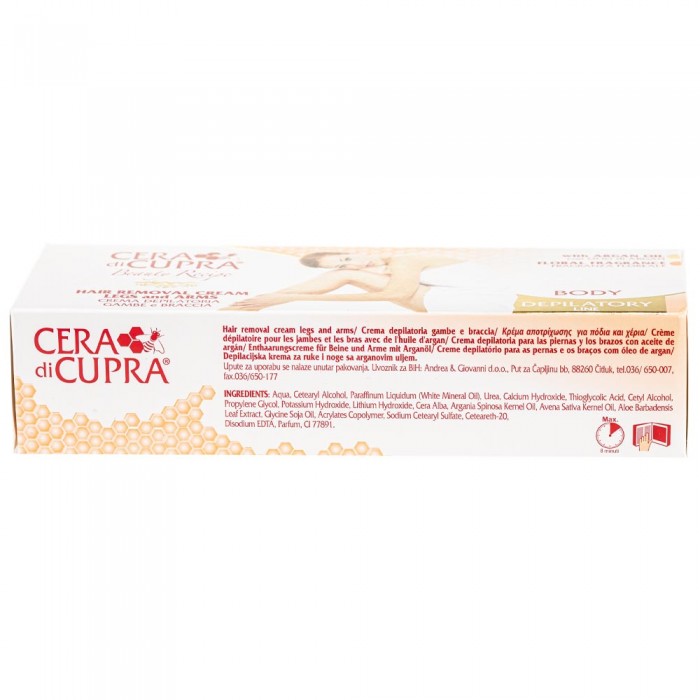 Крем для депіляції ніг та рук Cera di Cupra, 100 мл (8002140053757)