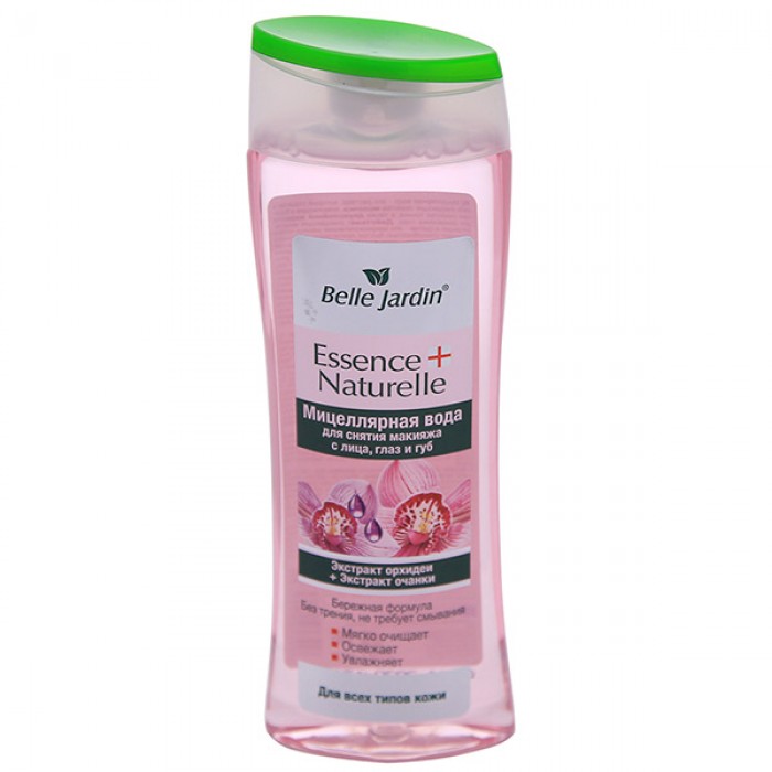 Міцелярна вода для зняття макіяжу з обличчя, очей і губ Екстракт орхідеї, екстракт очанки, Belle Jardin (5907582904755)