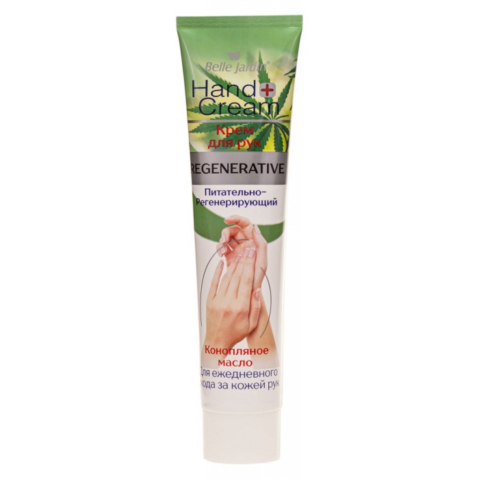 Крем для рук Belle Jardin Hand Cream Regenerative живильний з конопляною олією, 125мл (5907582908296)