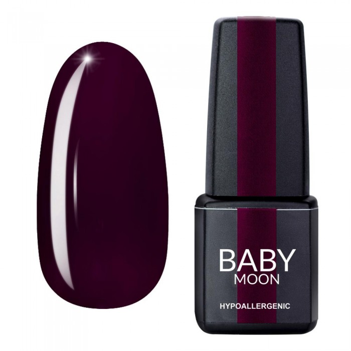 Гель лак Baby Moon Burgundy Gel polish №009 винний 6 мл (5908254001369)