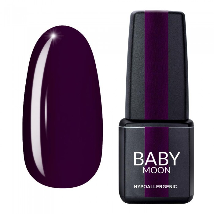Гель лак Baby Moon Burgundy Gel polish №011 темно-сливовий 6 мл (5908254001383)