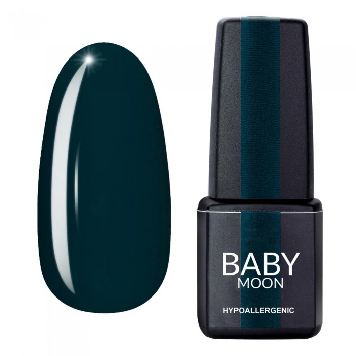 Гель лак Baby Moon Green Sea Gel polish №005 темний сланцево-сірий 6 мл (5908254000805)
