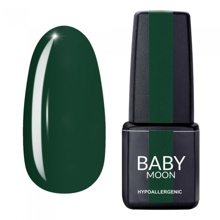 Гель лак Baby Moon Green Sea Gel polish №007 зелений хвойний 6 мл (5908254000829)