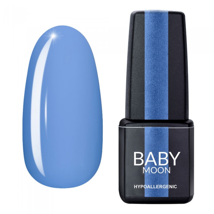 Гель лак Baby Moon Cold Ocean Gel polish №019 повітряний синій 6 мл (5908254001192)