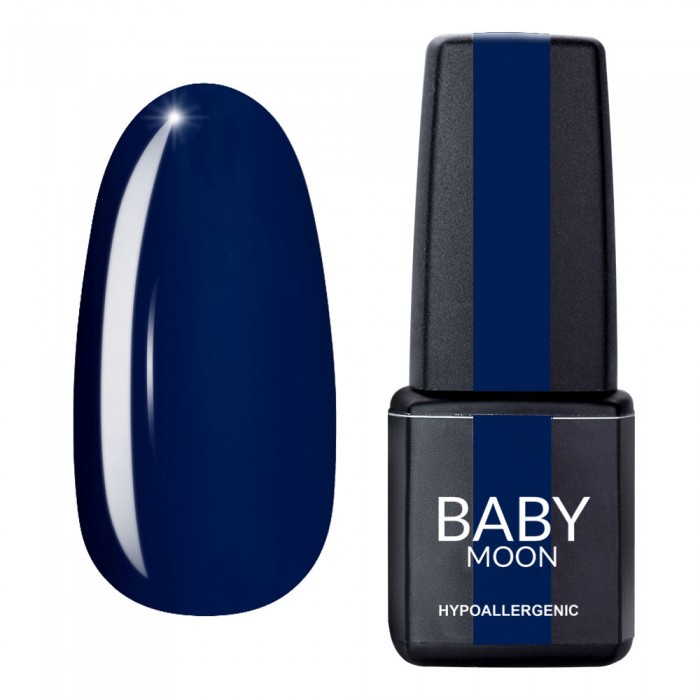 Гель лак Baby Moon Cold Ocean Gel polish №027 синій димчастий 6 мл (5908254001277)