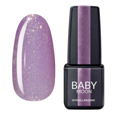 Гель лак Baby Moon Dance Diamond Gel polish №004 світло-бузковий з золотистим шиммером 6 мл (5908254001574)
