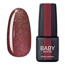 Гель лак Baby Moon Dance Diamond Gel polish №005 темно-рожевий вінтажний з дрібним шиммером 6 мл (5908254001581)
