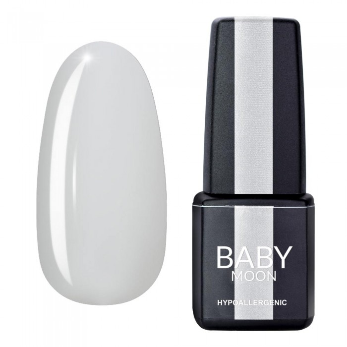 Гель лак Baby Moon Midnight Gel polish №002 білий напівпрозорий 6 мл (5908254000270)