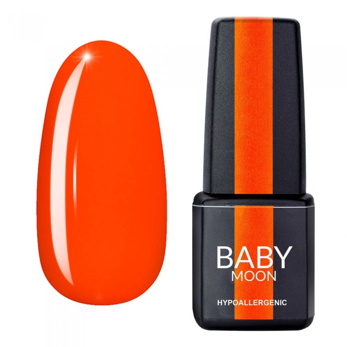 Гель лак Baby Moon Perfect Neon Gel polish № 004 морквяно-кораловий 6 мл (5908254001819)