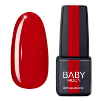 Гель лак Baby Moon Red Chic Gel polish №001 полунично-червоний 6 мл (5908254000881)