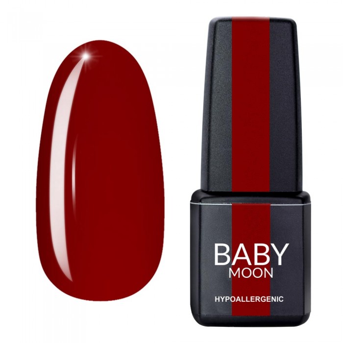 Гель лак Baby Moon Red Chic Gel polish №002 темно-червоний 6 мл (5908254000898)