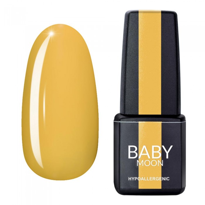 Гель лак Baby Moon Sunny Solo Gel polish №003 жовтий каррі 6 мл (5908254000645)