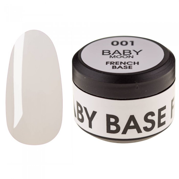 Rubber Base French Baby Moon №001 білий 15 мл (5905123016790)